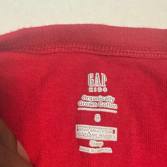 Gap Kids 8 PJ Set Sustainable Organic Cotton Holiday Warm Cozy Comfy Soft - Picture 5 of 13